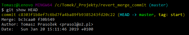 git show HEAD