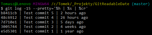 git relative date